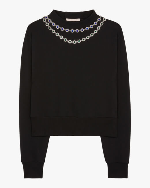 Flower Cup Chain Sweater