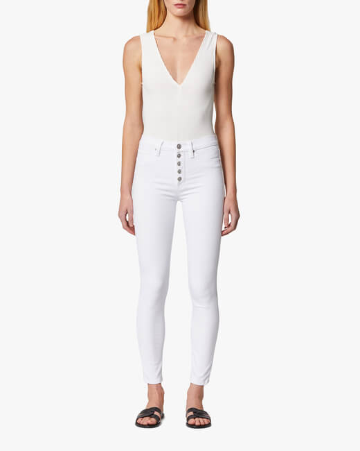 Barbara High-Waist Super-Skinny Ankle Jeans