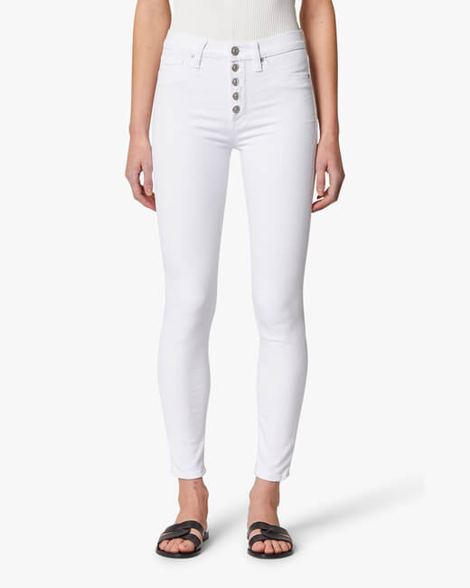 Barbara High-Waist Super-Skinny Ankle Jeans