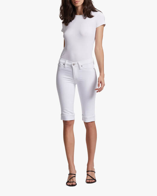 Amelia Cut-Off Knee Shorts