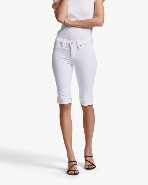 Amelia Cut-Off Knee Shorts