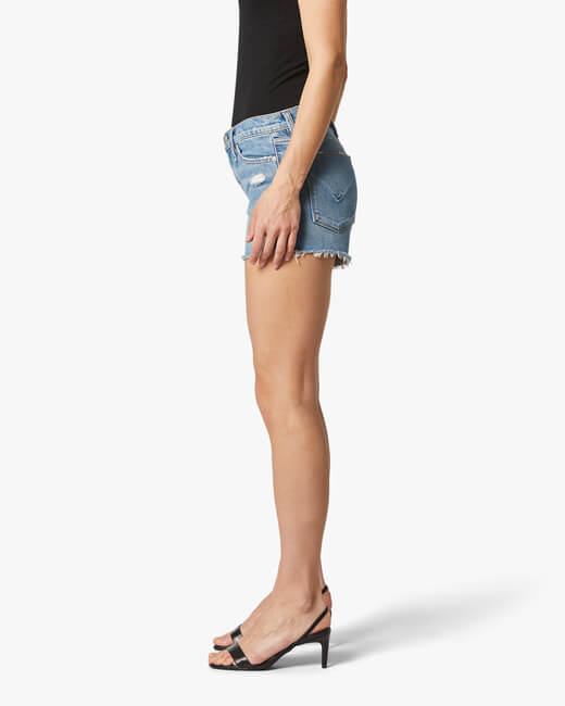 Gemma Mid-Rise Cut-Off Shorts