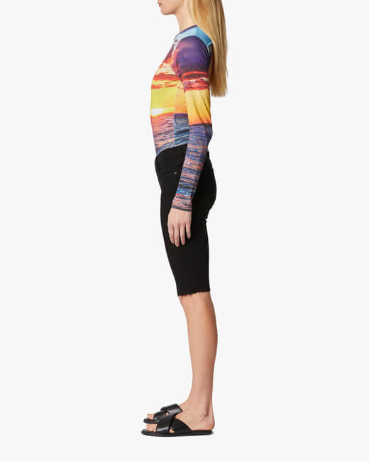 Amelia Cut-Off Knee Shorts