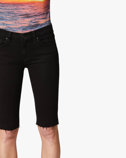 Amelia Cut-Off Knee Shorts