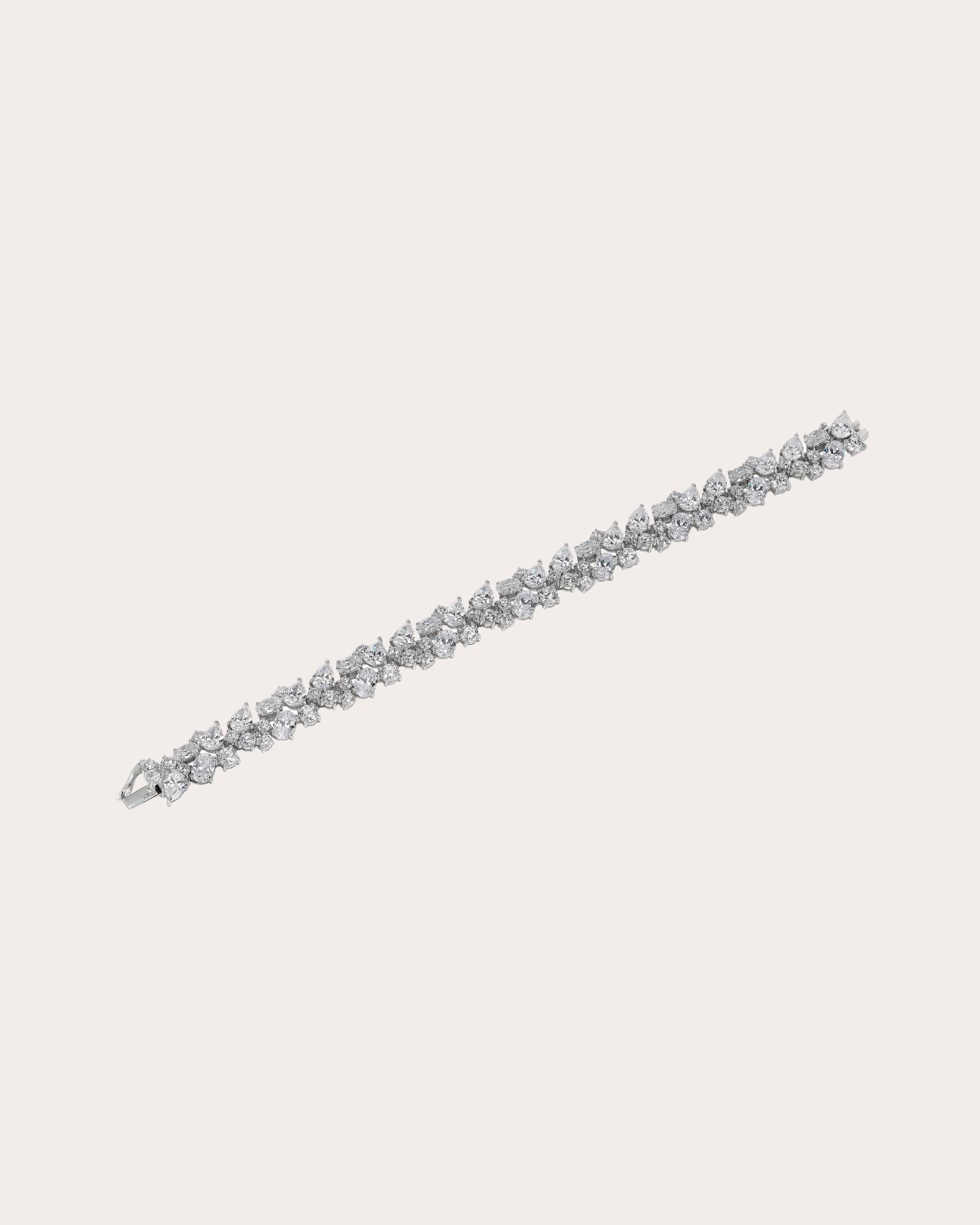 Garden Of Eden 18K Gold and Rhodium Vermeil Lab-Grown Diamond Bracelet