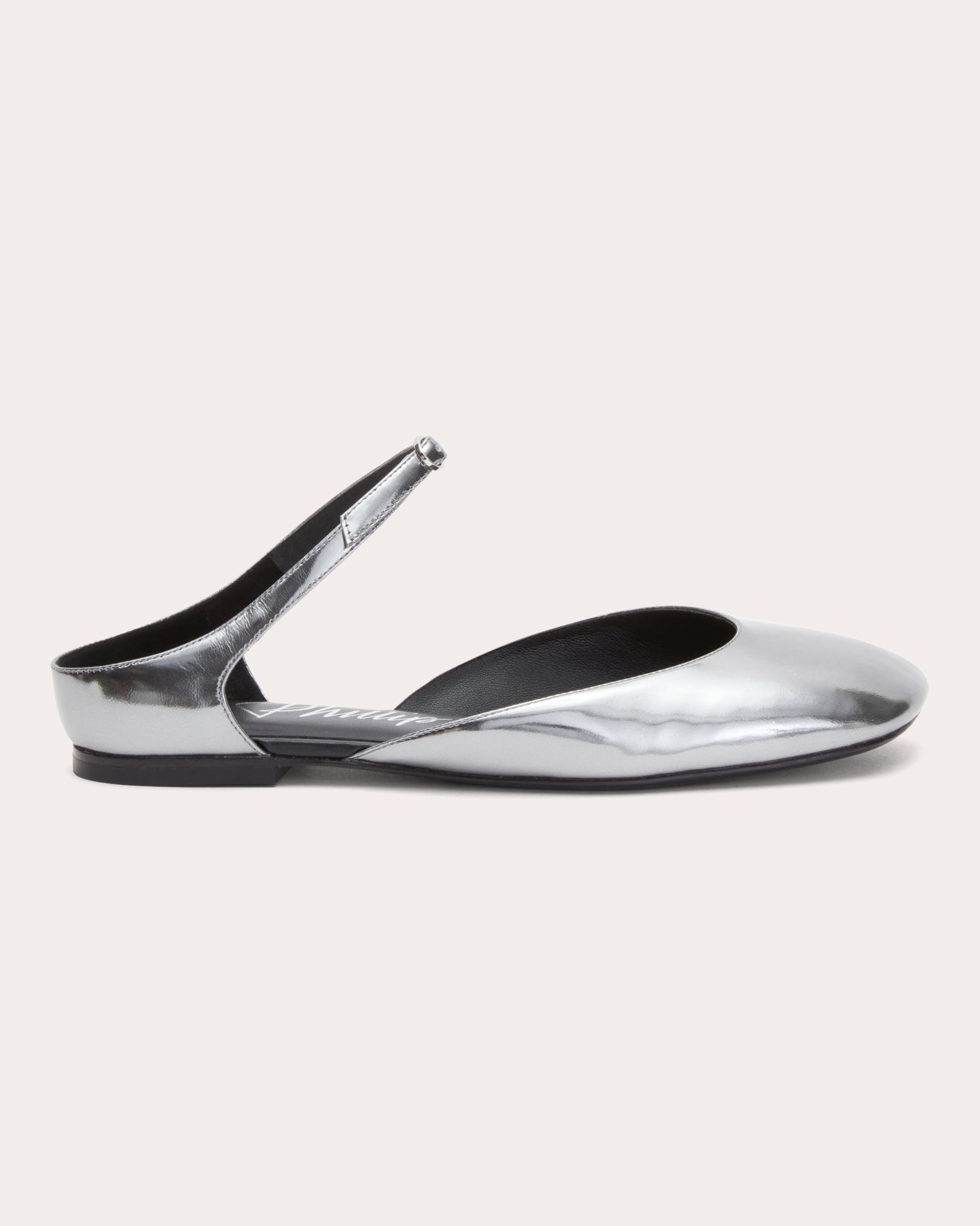 ID Metallic Leather Mary Jane Flat