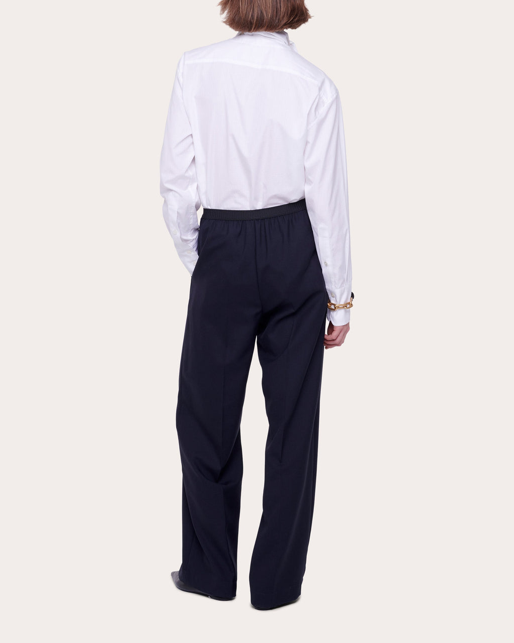 Wool Wide-Leg Pants
