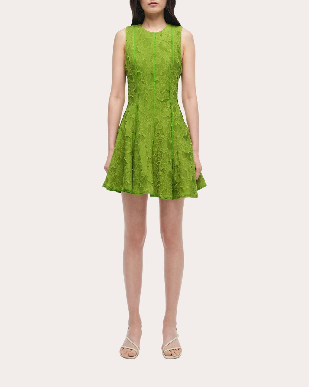 Sylvia Jacquard Fit & Flare Mini Dress