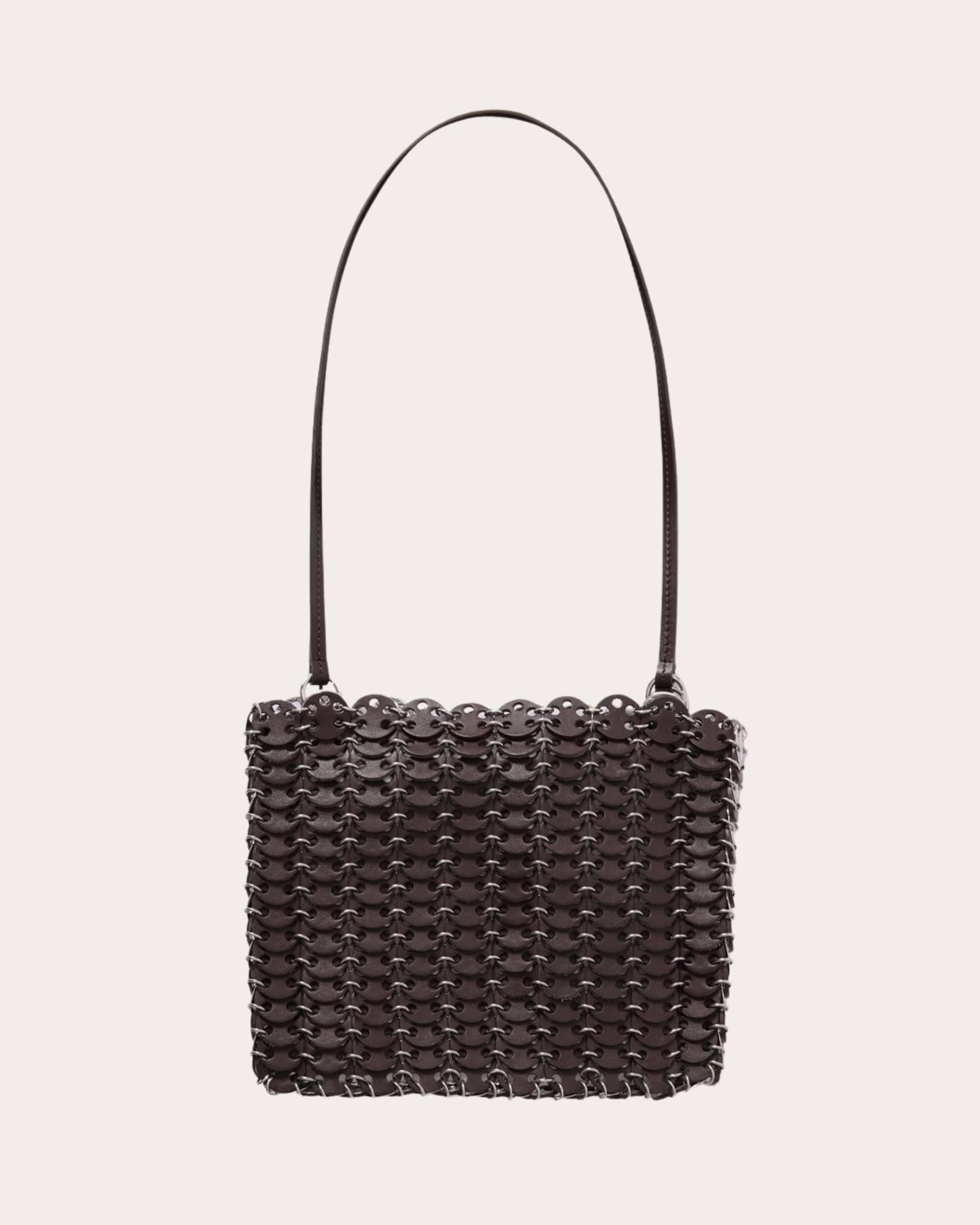 1969 Leather Disc Shoulder Bag