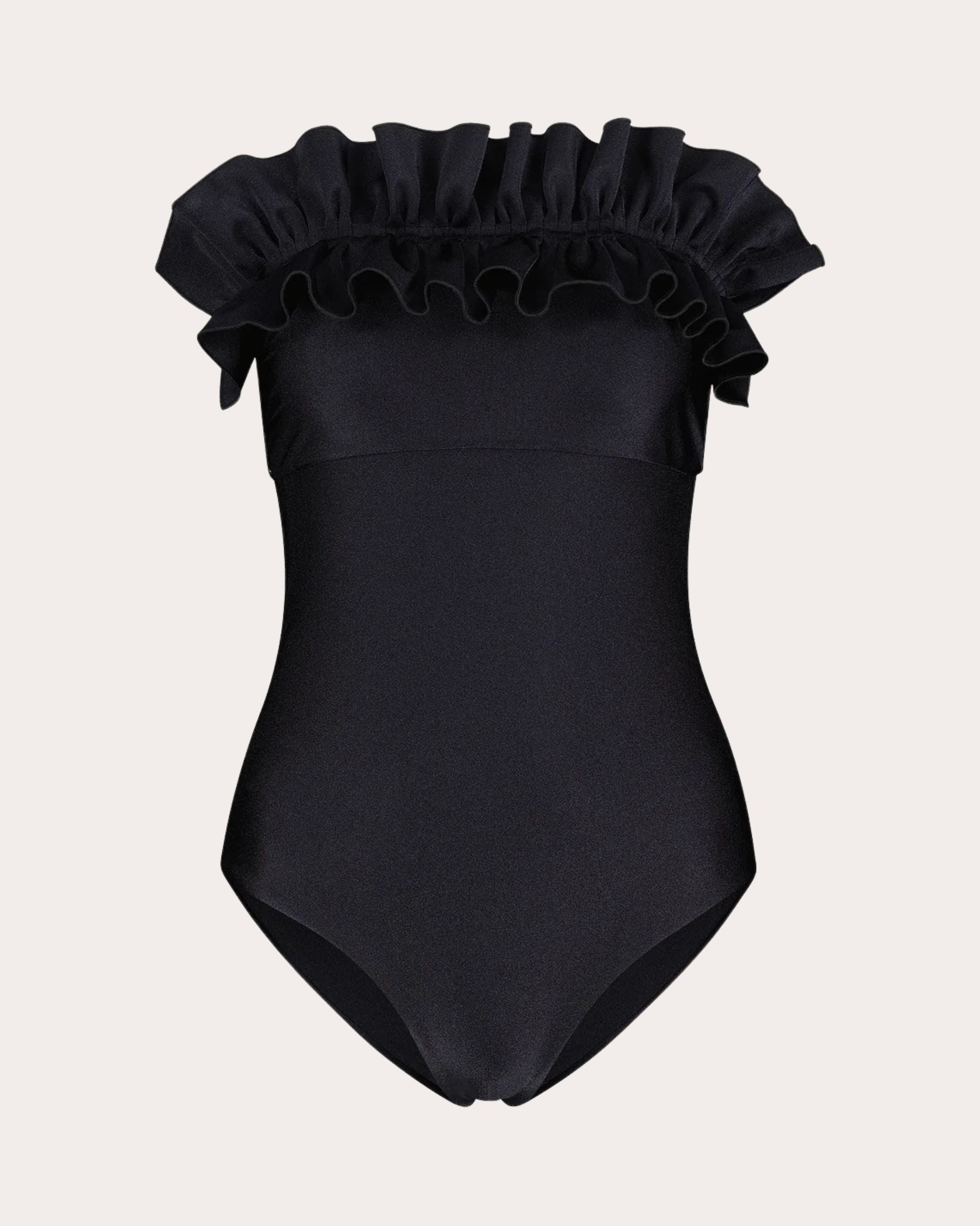 Angela Ruffled Bustier Swimsuit