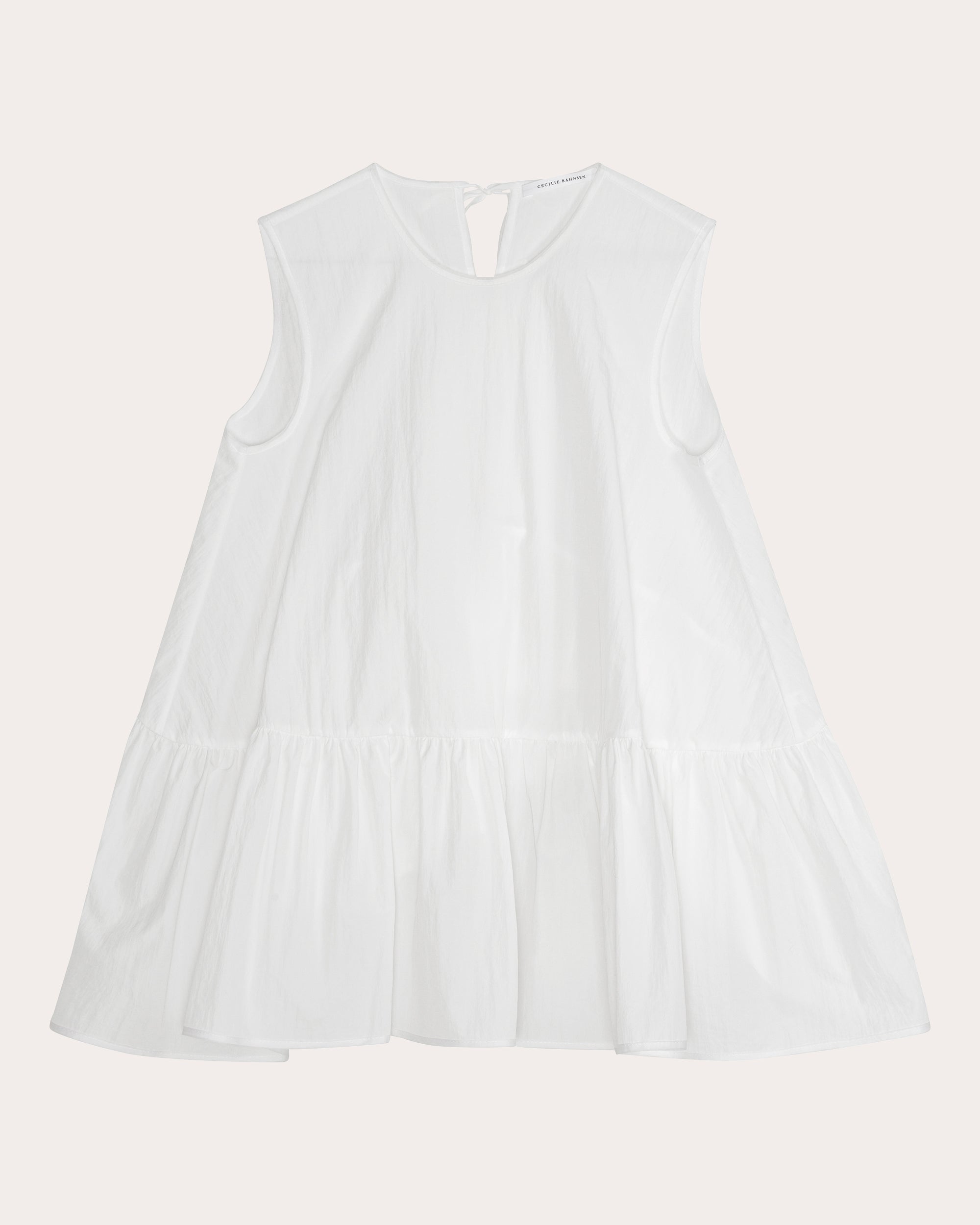 Asta Recycled Taffeta Peplum Top