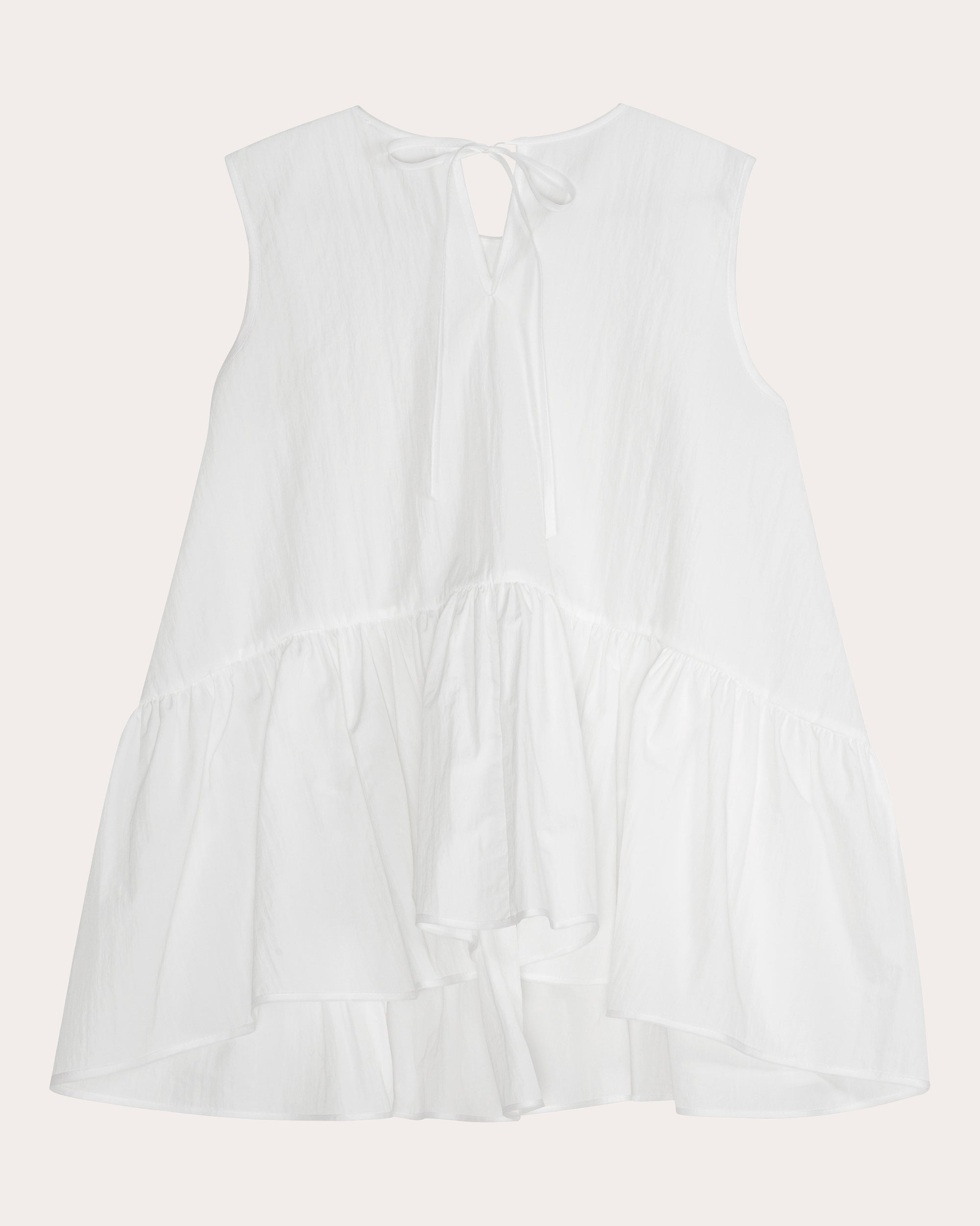Asta Recycled Taffeta Peplum Top