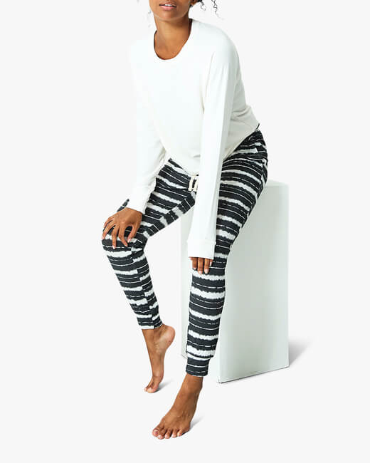 Charcoal Tie Dye Lounge Pants