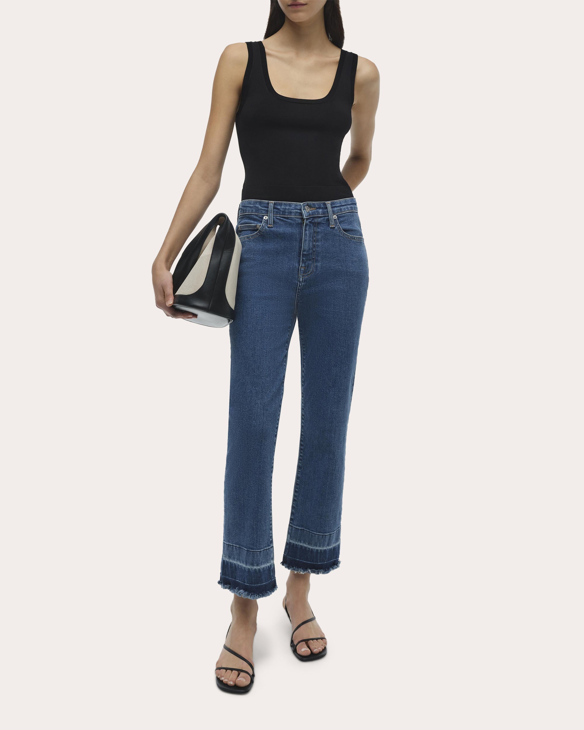 River High-Rise Straight-Leg Jeans