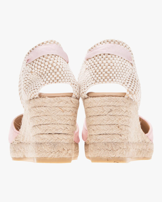 Pastel Rose Hampton's Lace-Up Wedge