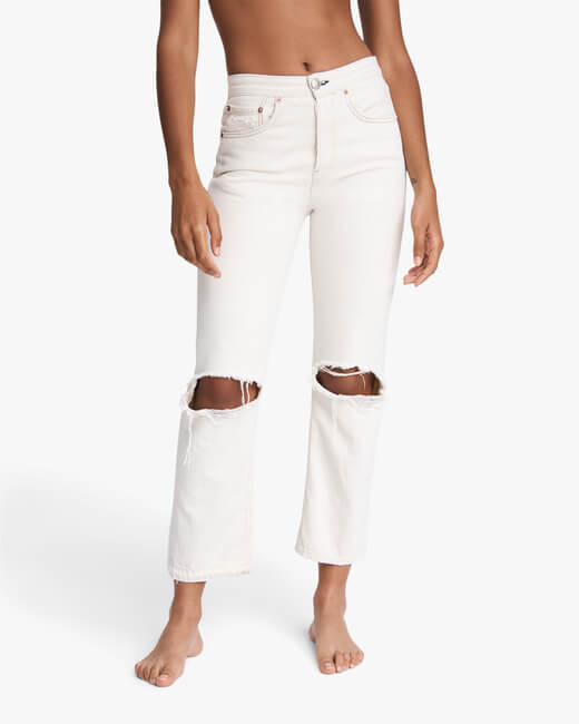Maya High-Rise Ankle Straight Jeans