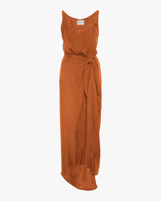 The DK Long Wrap Dress