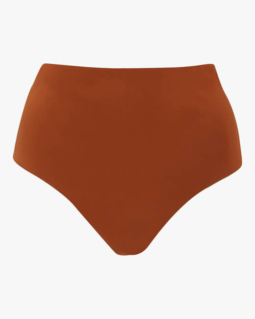High-Waist Cheeky Bikini Bottom