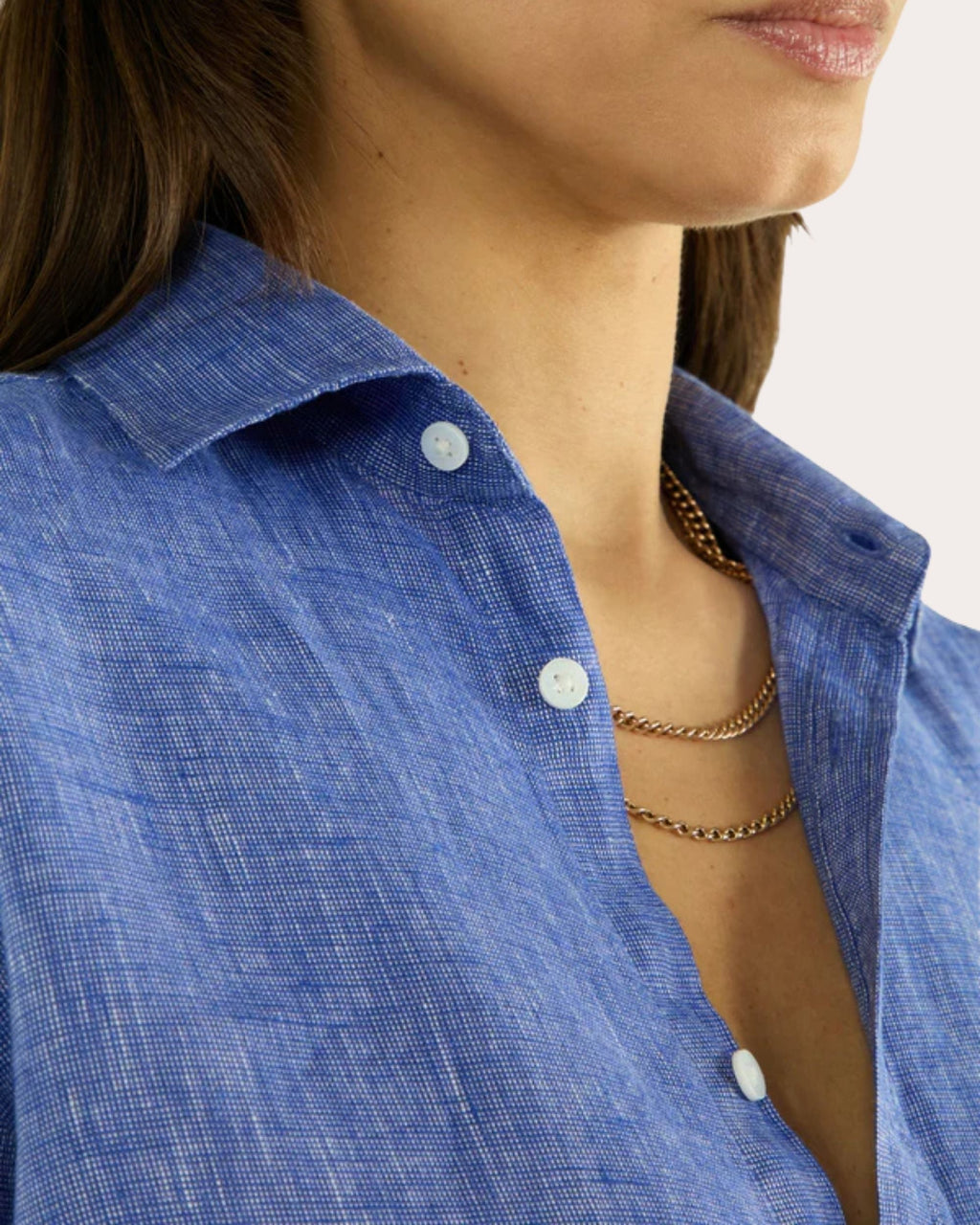 The Classic Linen Button-Up Shirt