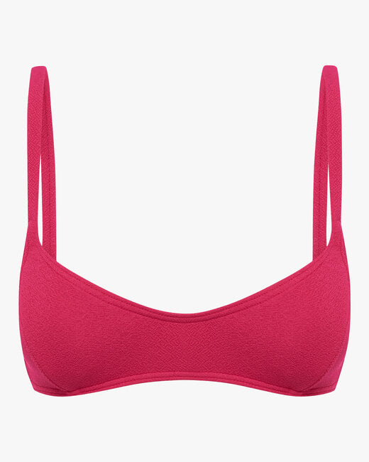 Piped Bralette Bikini Top