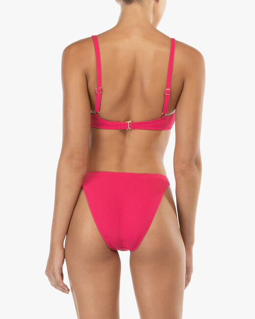 Piped Bralette Bikini Top