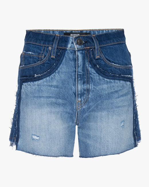 Double Jean Cut-Off Shorts