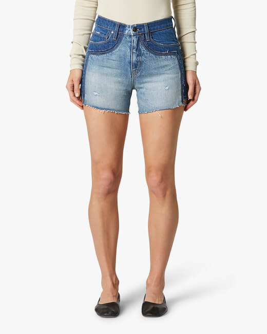 Double Jean Cut-Off Shorts