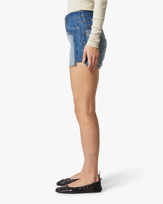 Double Jean Cut-Off Shorts