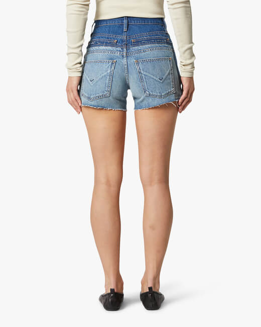 Double Jean Cut-Off Shorts