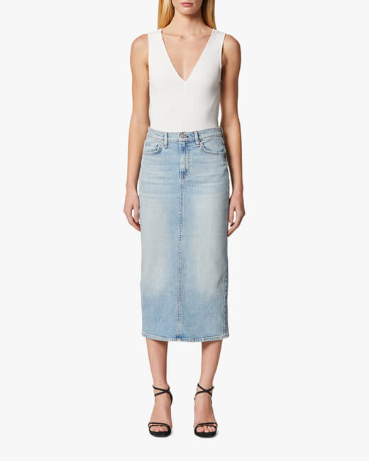 Paloma Denim Pencil Skirt