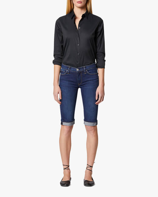 Amelia Cuffed-Knee Shorts