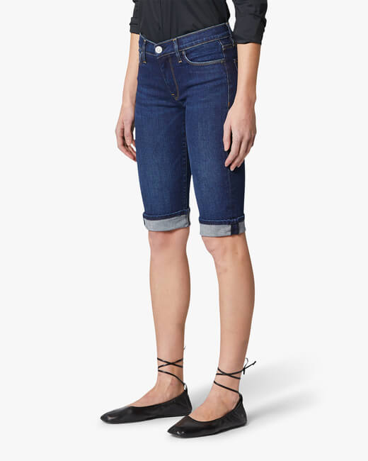 Amelia Cuffed-Knee Shorts