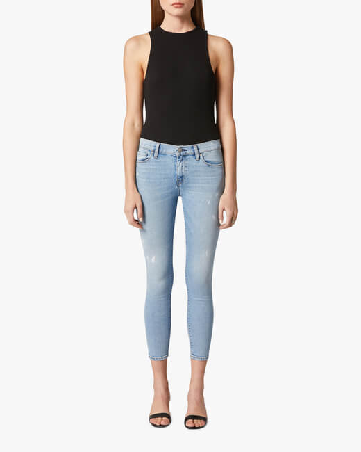 Nico Mid-Rise Super-Skinny Crop Jeans