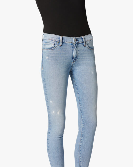 Nico Mid-Rise Super-Skinny Crop Jeans