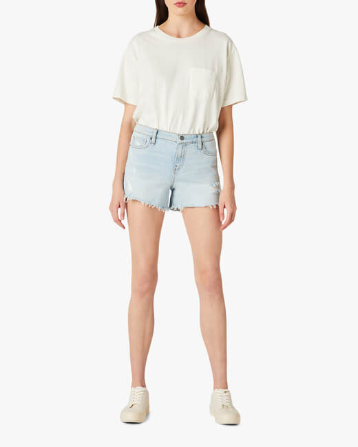 Gemma Mid-Rise Cut-Off Shorts