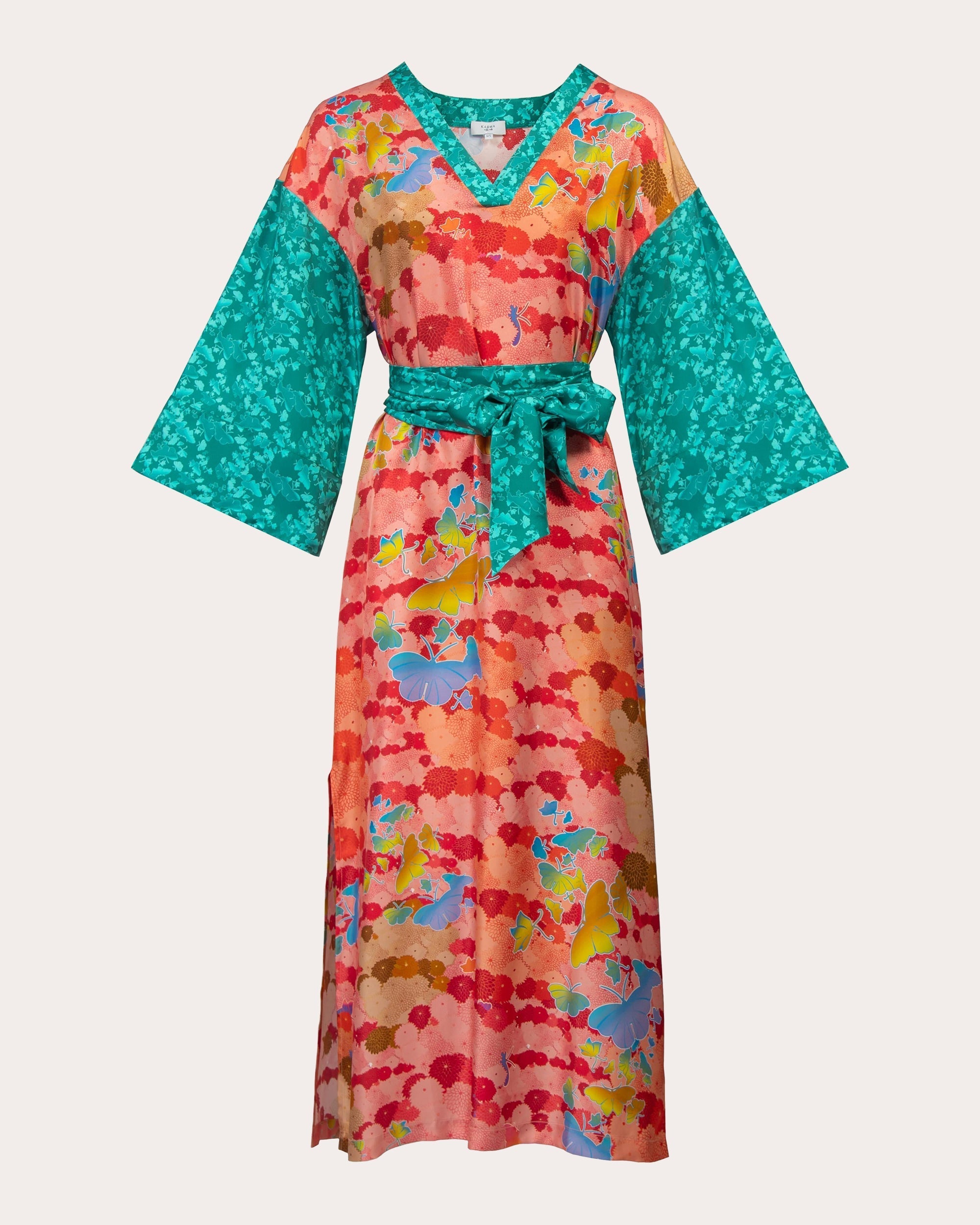 Kyoto Niwa Silk Kaftan