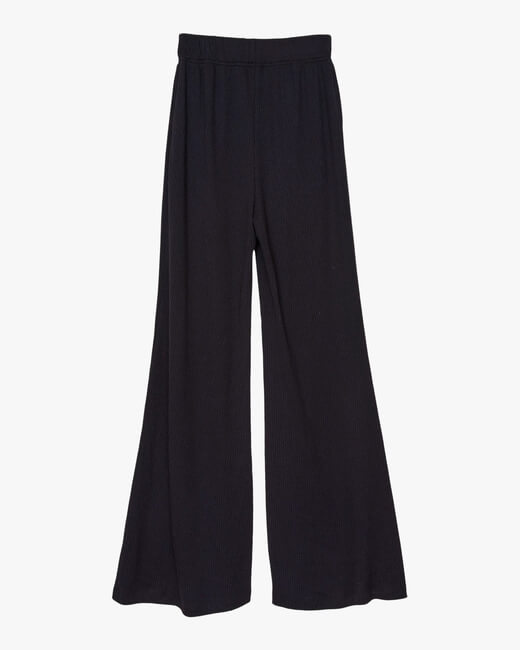 Black Ribbed Pants