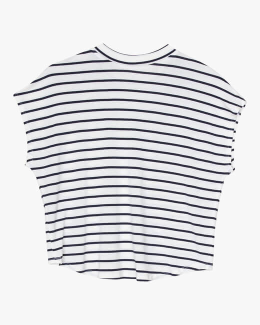 Stripe Cropped Tee