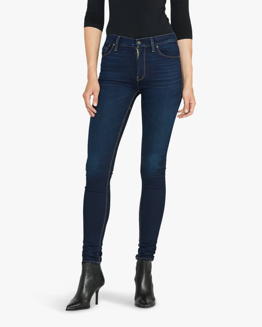 Barbara High-Waist Super-Skinny Jeans