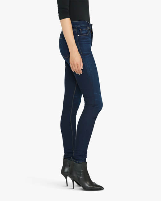 Barbara High-Waist Super-Skinny Jeans