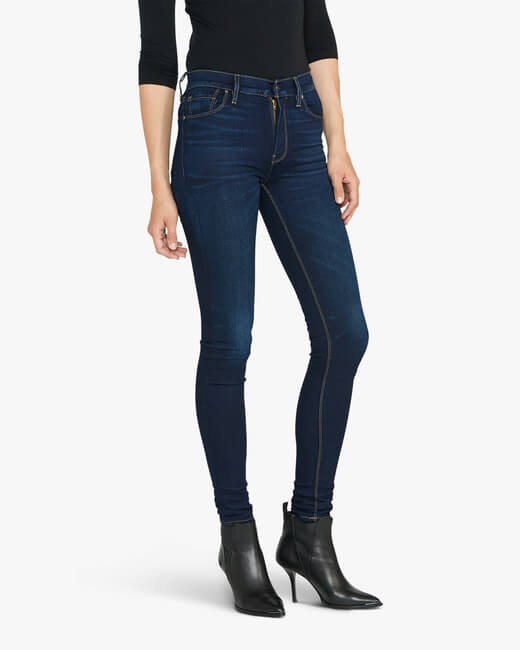 Barbara High-Waist Super-Skinny Jeans