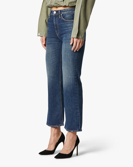 Remi High-Rise Cropped Straight Jeans