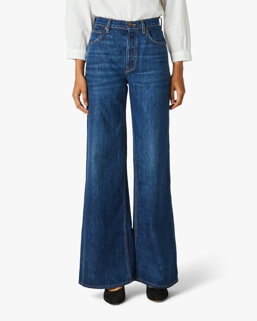 Nora High-Rise Wide-Leg Jeans