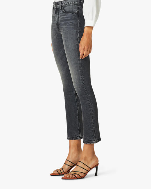 Holly High-Rise Cropped Bootcut Jeans