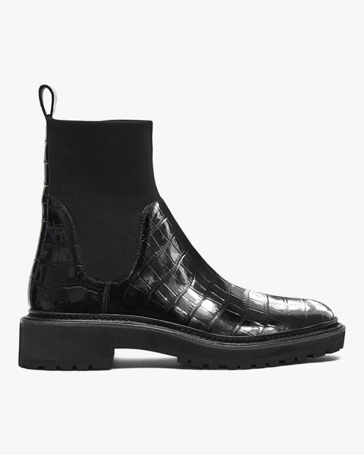 Black Bridget Chelsea Combat Boot