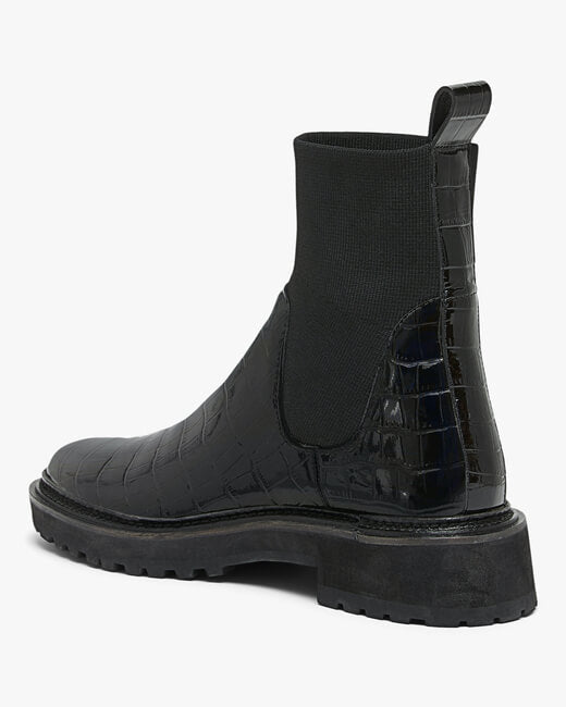 Black Bridget Chelsea Combat Boot