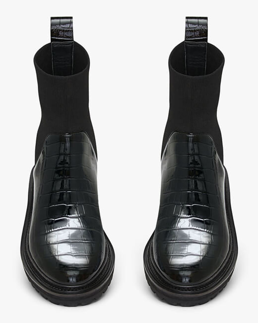 Black Bridget Chelsea Combat Boot