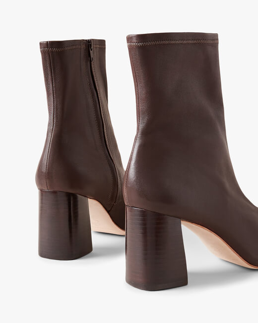 Chocolate Elise Slim Ankle Boot