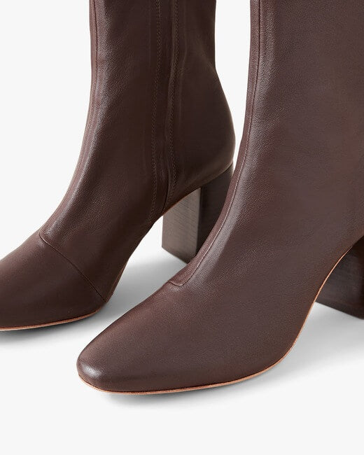 Chocolate Elise Slim Ankle Boot
