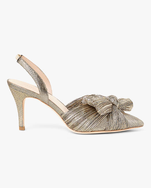 Sylvana Pleated Knot Slingback Pump